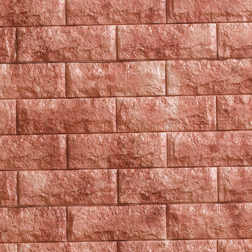 폼브릭 코럴레드 100cm x 30cm - 벽돌 20장(폼블럭벽지/폼블럭/접착식파벽돌/접착시트/파벽돌시트지)